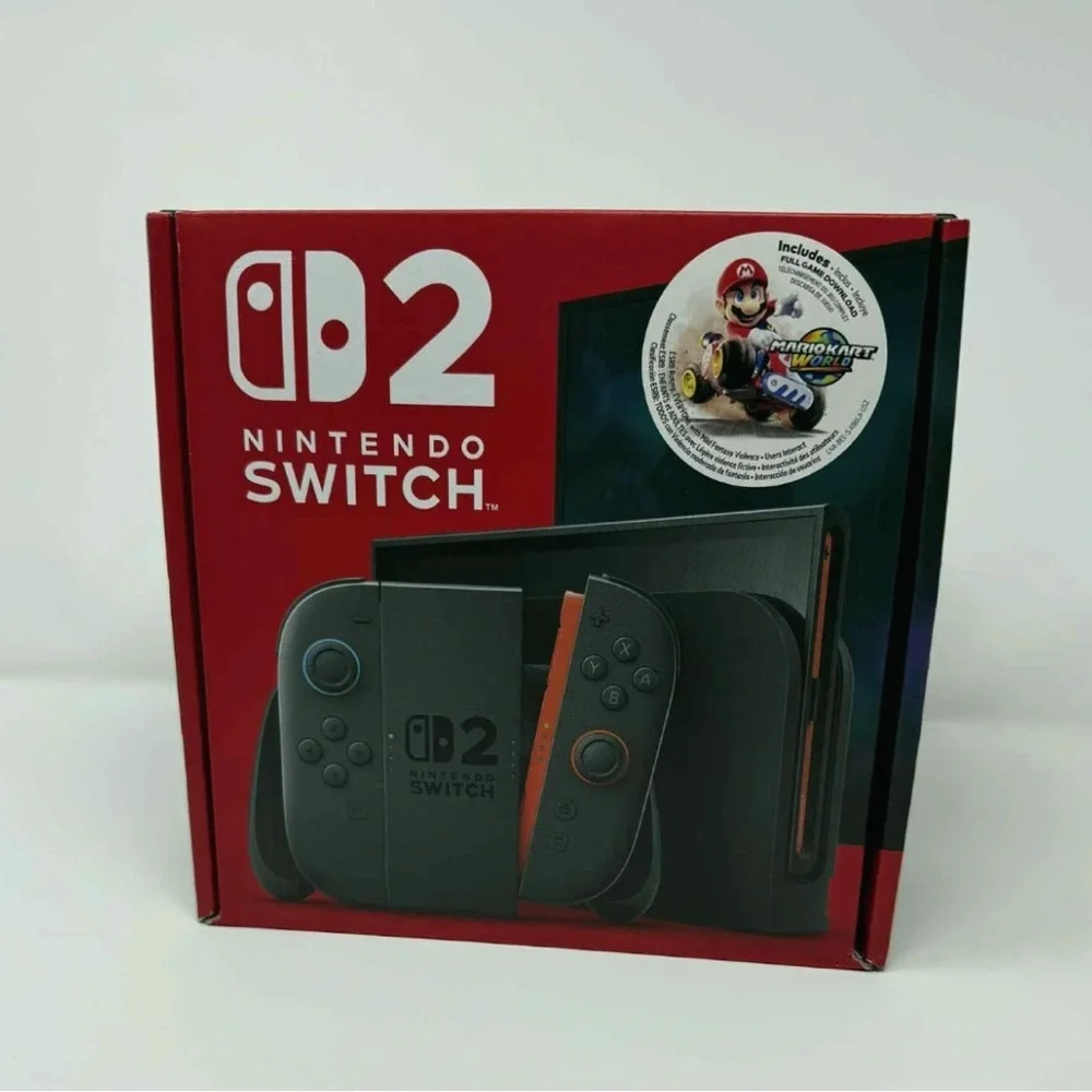 Nintendo Switch 2 Mario kart world bundle ready fast shipping